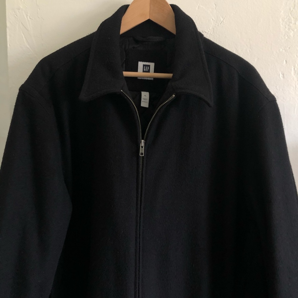 GAP Men’s Wool Jacket Black XL